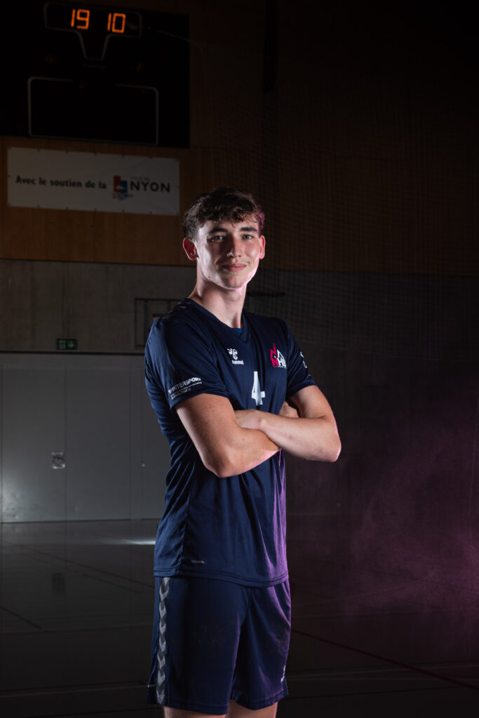 Shooting photo photographe pro suisse Nyon Portrait d'équipe de Handball