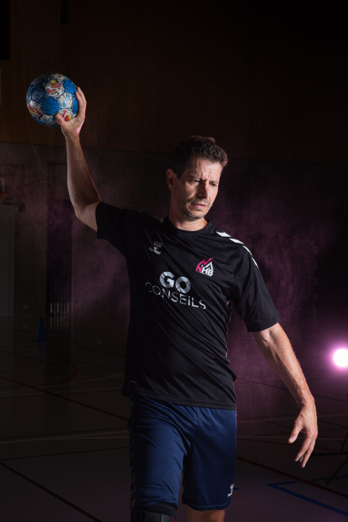 Shooting photo photographe pro suisse Nyon Portrait d'équipe de Handball